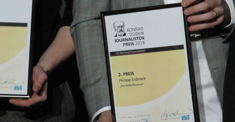 Start der Bewerbungsphase für den Konrad-Duden-Journalistenpreis: Für Nachwuchsjournalisten